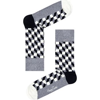 Ondergoed Heren Socks Happy Socks Sokken Blokken Zwart Multicolor