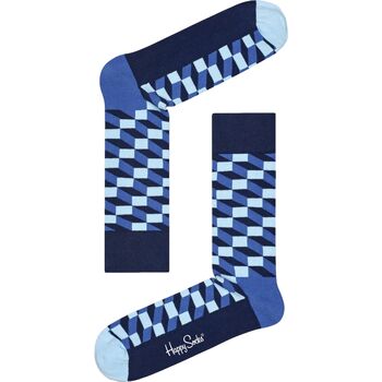 Accessoires Sokken Happy Socks Sokken Blokken Blauw Multicolour