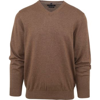 Textiel Heren Sweaters / Sweatshirts Casa Moda Pullover Bruin Bruin