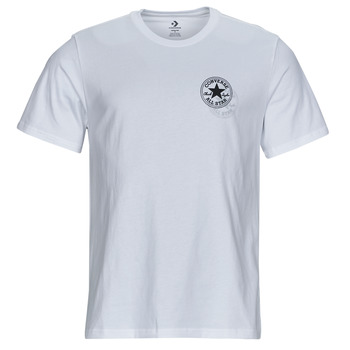 Textiel Heren T-shirts korte mouwen Converse GO-TO ALL STAR PATCH Wit