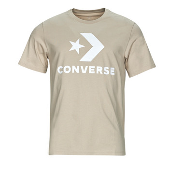 Textiel Heren T-shirts korte mouwen Converse GO-TO STAR CHEVRON LOGO Beige