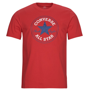 Textiel Heren T-shirts korte mouwen Converse GO-TO ALL STAR PATCH LOGO Rood