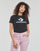Textiel Dames T-shirts korte mouwen Converse FLORAL STAR CHEVRON Zwart