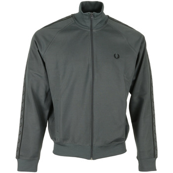 Fred Perry Season Taped Track Jacket Grijs