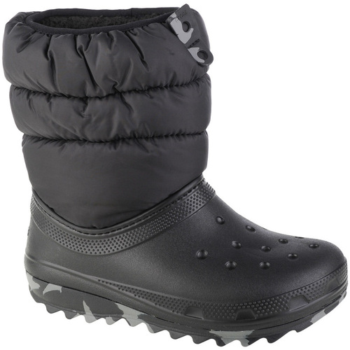 Schoenen Jongens Snowboots Crocs Classic Neo Puff Boot Kids Zwart