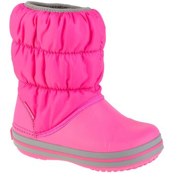 Schoenen Meisjes Snowboots Crocs Winter Puff Boot Kids Roze