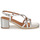 Schoenen Dames Sandalen / Open schoenen Jonak 88-TBC-CUIR-METALLISE-ARGENT Zilver