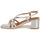 Schoenen Dames Sandalen / Open schoenen Jonak 88-TBC-CUIR-METALLISE-ARGENT Zilver