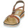 Schoenen Dames Sandalen / Open schoenen Rieker V3657-81 Cognac