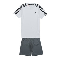 Textiel Jongens Setjes Adidas Sportswear TR-ES 3S TSET Wit