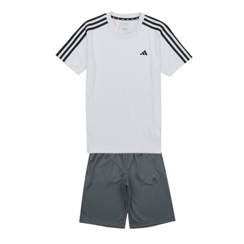 Textiel Kinderen Setjes Adidas Sportswear TR-ES 3S TSET Wit