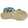 Schoenen Dames Sandalen / Open schoenen Airstep / A.S.98 LAGOS 2.0 Turquoize / Bruin