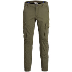 Textiel Jongens Broeken / Pantalons Jack & Jones  Groen