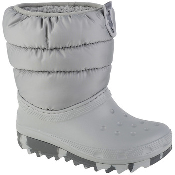 Schoenen Jongens Snowboots Crocs Classic Neo Puff Boot Kids Grijs