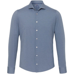 Textiel Heren Overhemden lange mouwen Pure The Functional Shirt Grijs Blauw Blauw