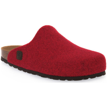 Schoenen Dames Leren slippers Bioline LOVE 48 MERINOS Rood