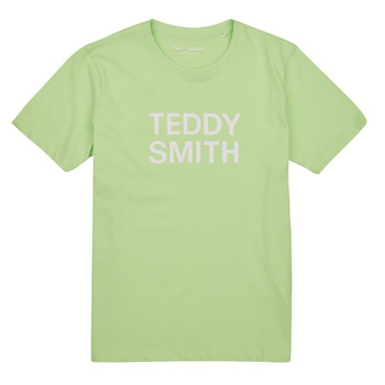 Textiel Jongens T-shirts korte mouwen Teddy Smith TICLASS 3 MC JR Groen / Clair