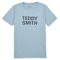 Textiel Jongens T-shirts korte mouwen Teddy Smith TICLASS 3 MC JR Blauw / Clair