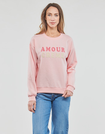 Textiel Dames Sweaters / Sweatshirts Vero Moda VMROMA LS O-NECK SWEAT LCS Roze / Light