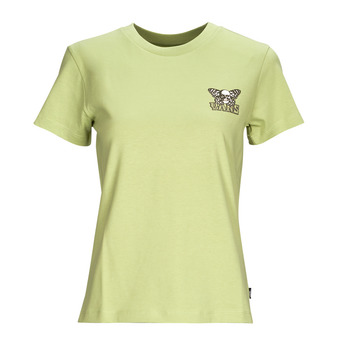 Textiel Dames T-shirts korte mouwen Vans SKULLFLY CREW Groen