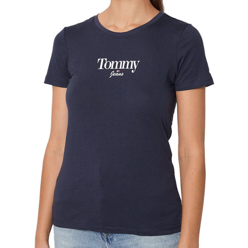 Textiel Dames T-shirts & Polo’s Tommy Hilfiger  Blauw