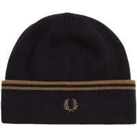 Accessoires Muts Fred Perry Twin Tipped Merino Wool Beanie Zwart
