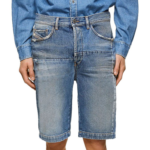 Textiel Heren Korte broeken / Bermuda's Diesel  Blauw