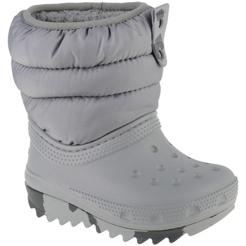 Schoenen Jongens Snowboots Crocs Classic Neo Puff Boot Toddler Grijs