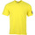 Textiel Heren T-shirts korte mouwen Calvin Klein Jeans Monogram Patch Shirt Geel