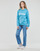 Textiel Dames Sweaters / Sweatshirts Adidas Sportswear LIN FT HD Blauw