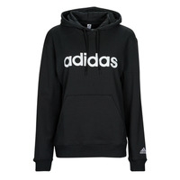 Textiel Dames Sweaters / Sweatshirts Adidas Sportswear LIN FT HD Zwart