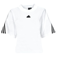 Textiel Dames T-shirts korte mouwen Adidas Sportswear FI 3S TEE Wit