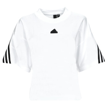 Textiel Dames T-shirts korte mouwen Adidas Sportswear FI 3S TEE Wit