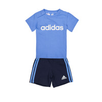 Textiel Kinderen Setjes Adidas Sportswear I LIN CO T SET Blauw