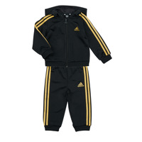 Textiel Kinderen Setjes Adidas Sportswear I 3S SHINY TS Zwart