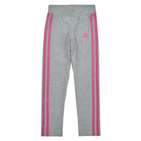 Textiel Meisjes Leggings Adidas Sportswear LK 3S TIGHT Bruyère / Grijs