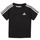 Textiel Jongens T-shirts korte mouwen Adidas Sportswear IB 3S TSHIRT Zwart