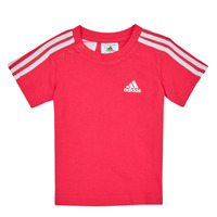 Textiel Kinderen T-shirts korte mouwen Adidas Sportswear IB 3S TSHIRT Roze / Puissant