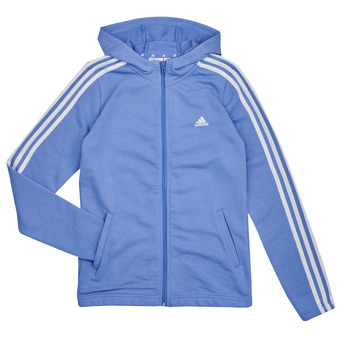 Textiel Meisjes Sweaters / Sweatshirts Adidas Sportswear ESS 3S FZ HD Blauw