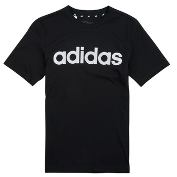 Textiel Kinderen T-shirts korte mouwen Adidas Sportswear LIN TEE Zwart