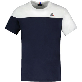Textiel Heren T-shirts korte mouwen Le Coq Sportif BAT Tee N°3 Blauw