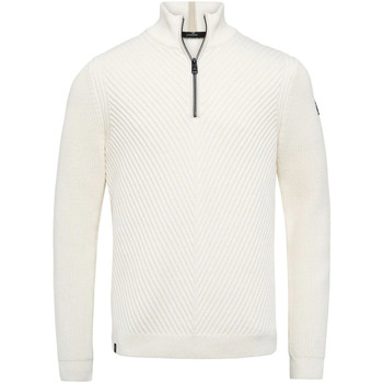 Textiel Heren Sweaters / Sweatshirts Vanguard Trui Half Zip Off-White Beige