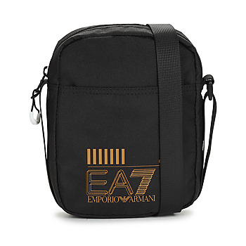 Tassen Heren Tasjes / Handtasjes Emporio Armani EA7 TRAIN CORE U POUCH BAG SMALL A - MAN'S POUCH BAG Zwart / Goud