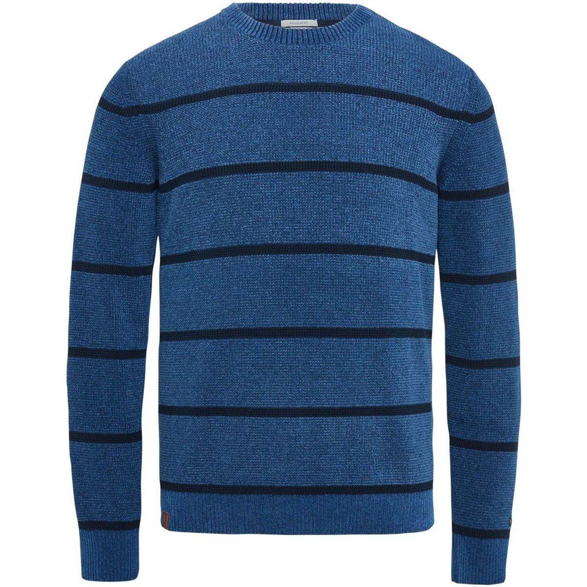 Textiel Heren Sweaters / Sweatshirts Cast Iron Trui Gesrteept Donkerblauw Blauw