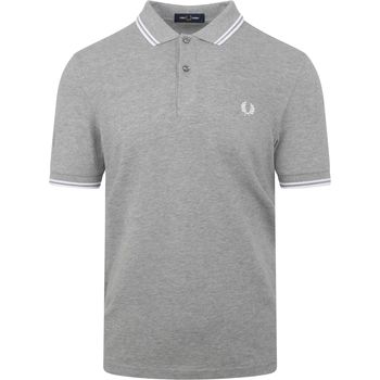 Textiel Heren T-shirts & Polo’s Fred Perry Polo M3600 Licht Grijs Grijs