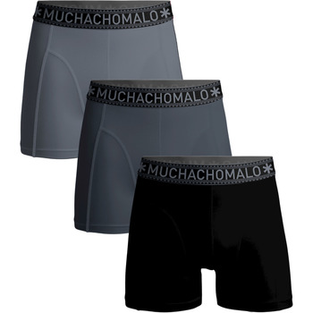 Ondergoed Heren BH's Muchachomalo Boxershorts 3-Pack Solid1010-513 Multicolour