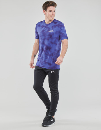Under Armour Rush Energy Print SS Blauw / Wit