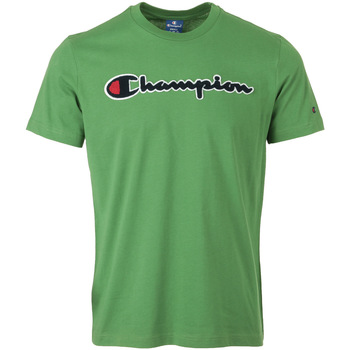 Textiel Heren T-shirts korte mouwen Champion Crewneck T-Shirt Groen