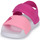 Schoenen Meisjes Sandalen / Open schoenen Adidas Sportswear ADILETTE SANDAL K Roze / Wit