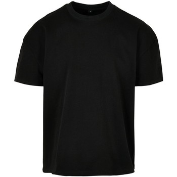Textiel Heren T-shirts met lange mouwen Build Your Brand  Zwart